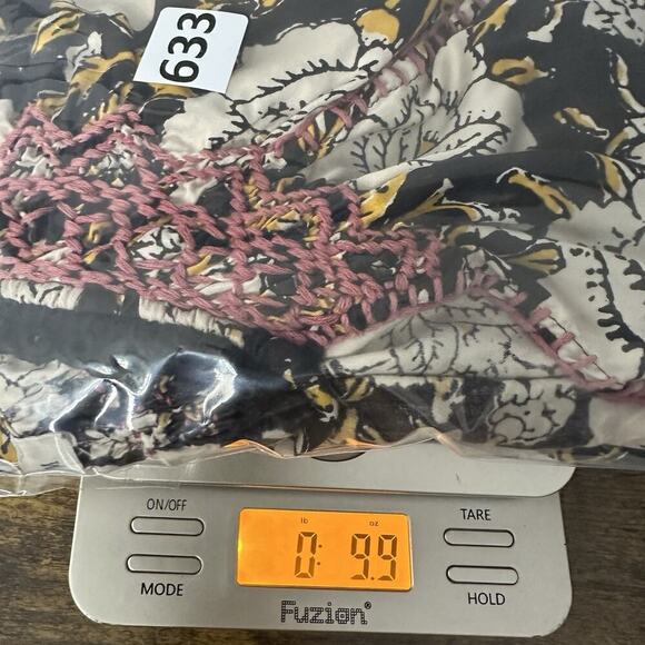 Natural Life Maxi Dress Women M Brown Floral Thick Stitching Boho Muumuu Country - Picture 16 of 16